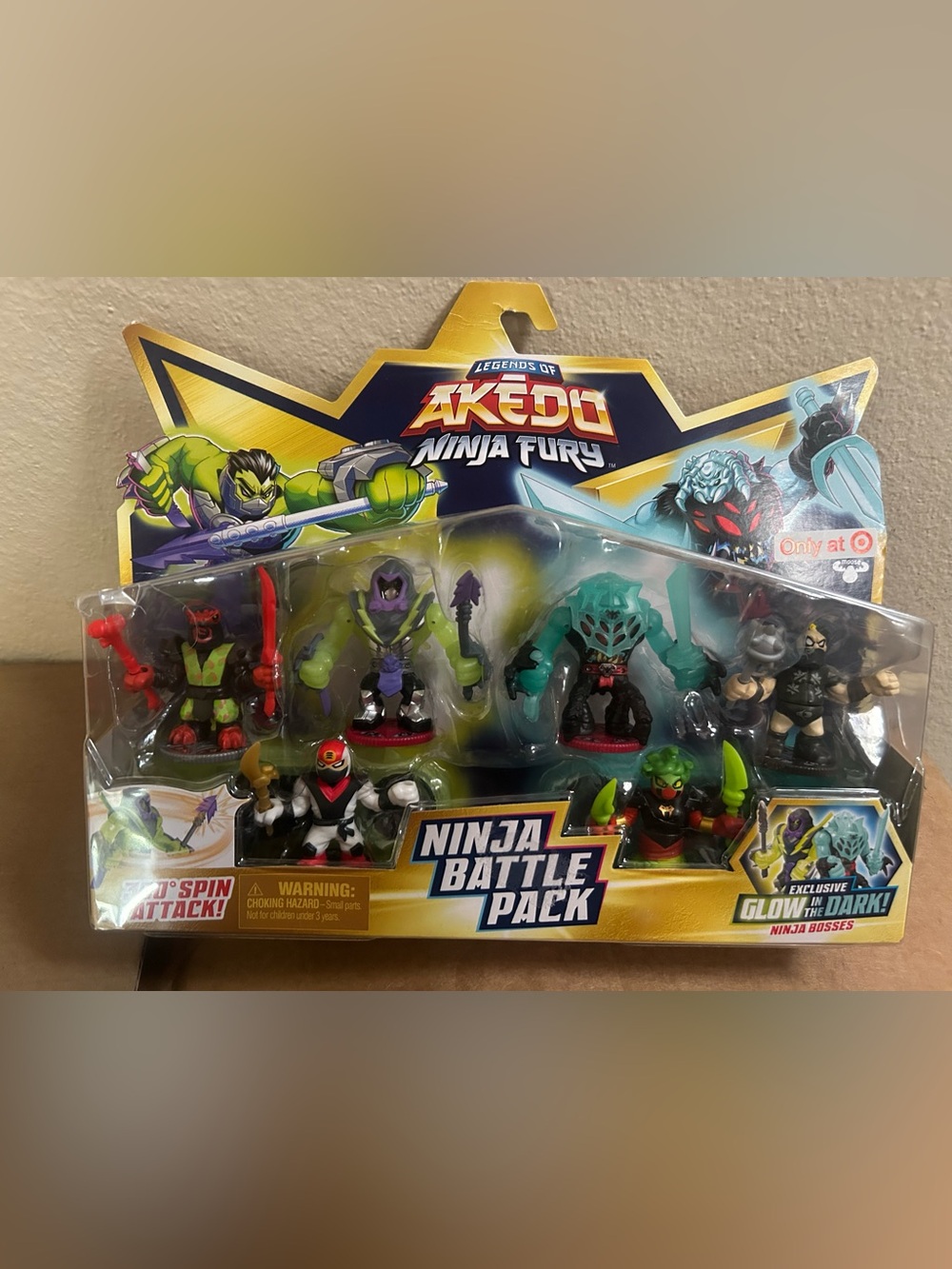 New* Ninja Fury Kids Ninja Battle Pack - Green